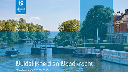 Logo Gemeente Stichtse Vecht me tekst Duidelijkheid en Daadkracht Coalitieakkoord 2026 - 2030